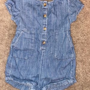 Denim romper
